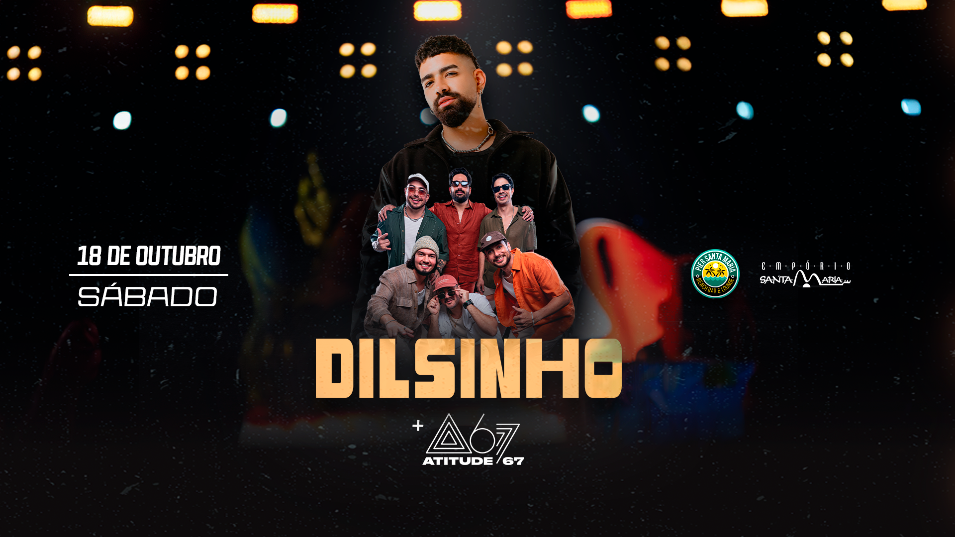 Dilsinho + Atitude 67 - Geral em Toledo - Paraná