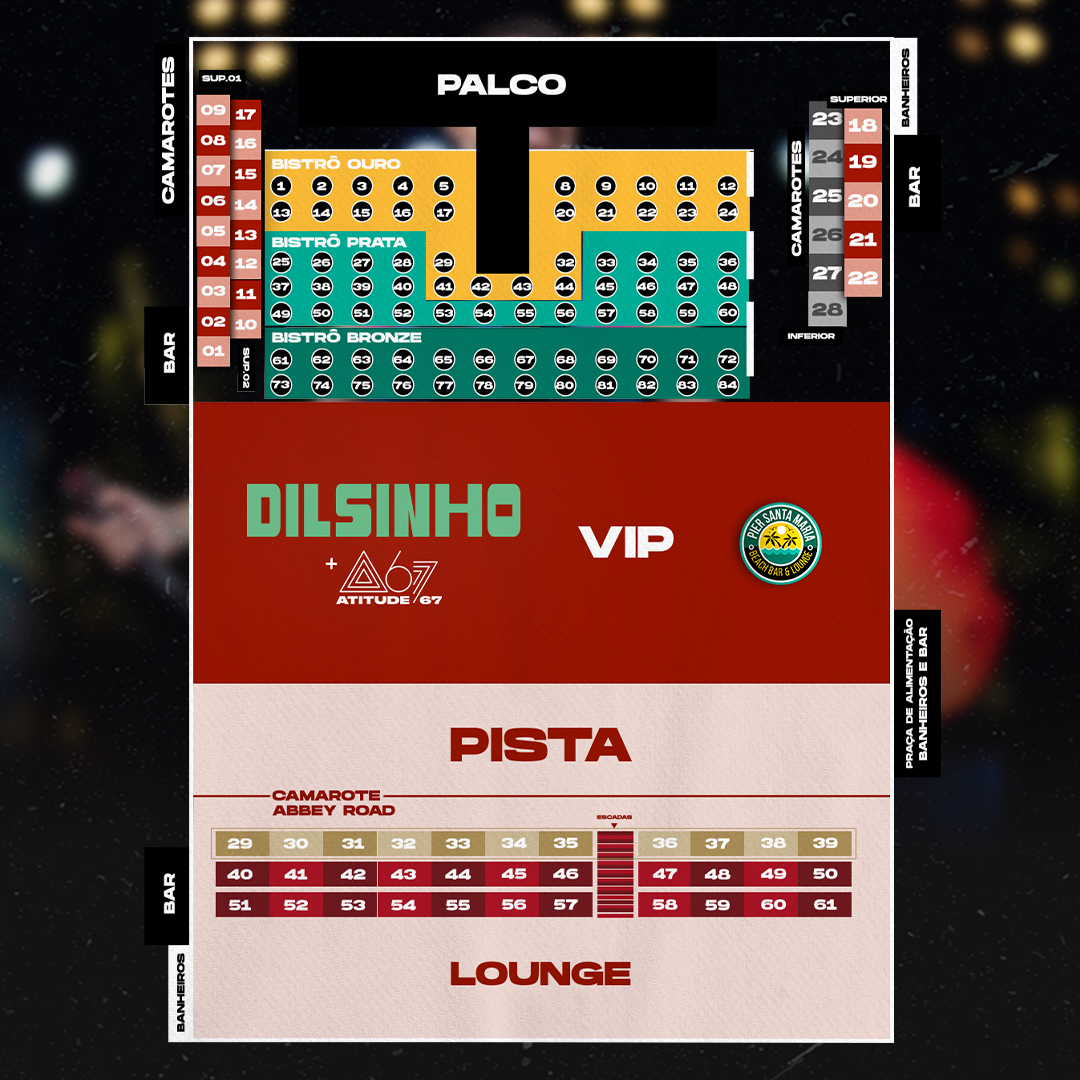 Mapa do Dilsinho + Atitude 67