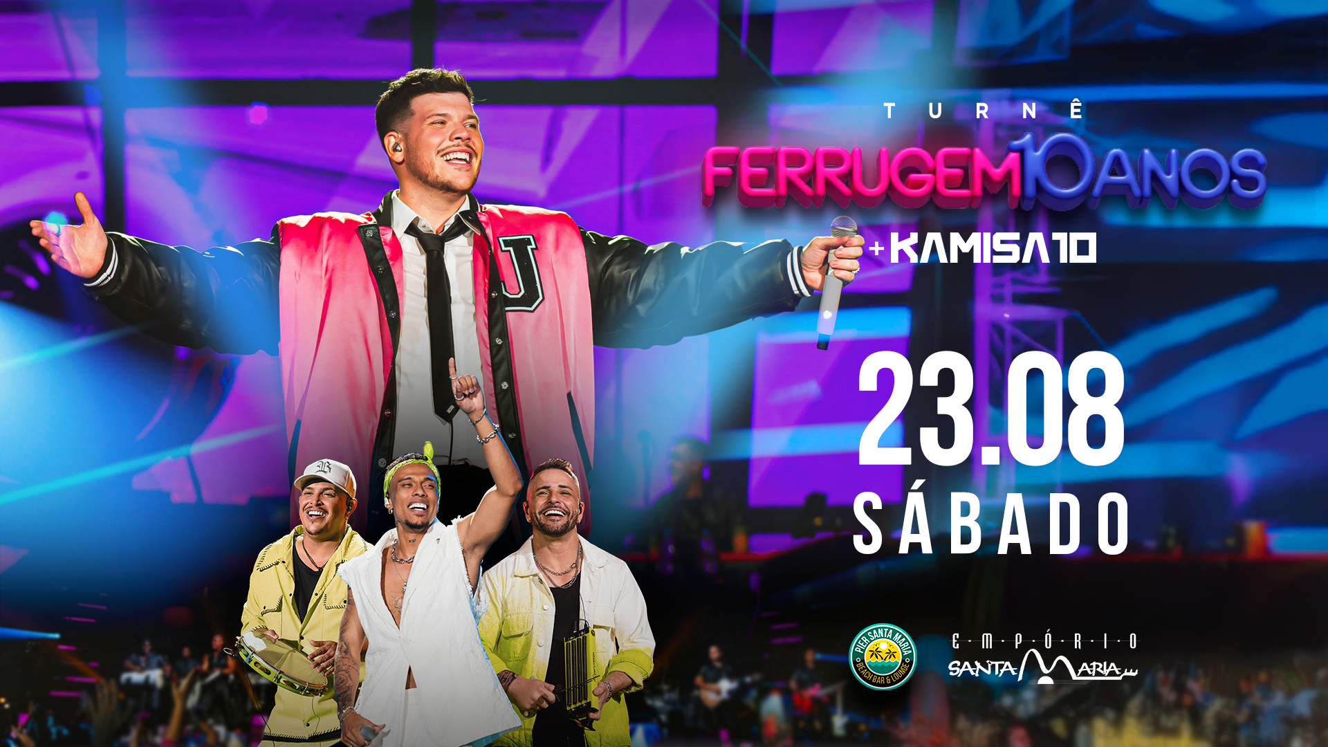 Banner do evento Ferrugem + Kamisa10