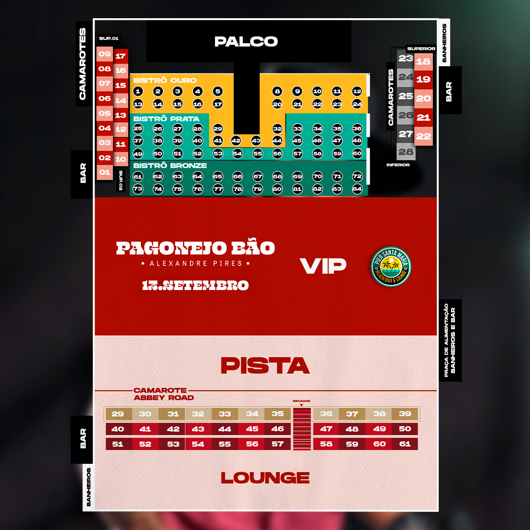Mapa do PagoNejo Bão - Alexandre Pires