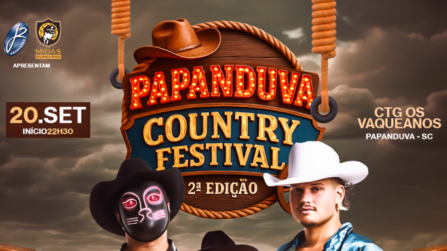 Papanduva Country Festival 2 Edição - Geral em Papanduva - Santa Catarina