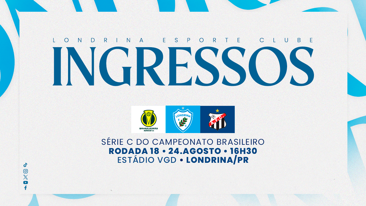Banner do evento Londrina EC x Anápolis